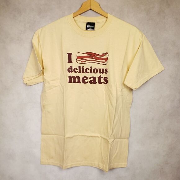 NWOT Think Geek bacon tshirt Medium - Picture 1 of 4